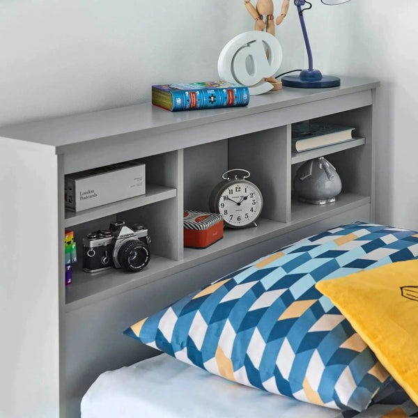 Florence Grey Guest Bed with Optional Trundle