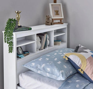 Florence White Guest Bed with Optional Trundle