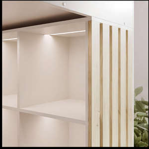 Freya Highsleeper with Desk, Shelves & Drawers