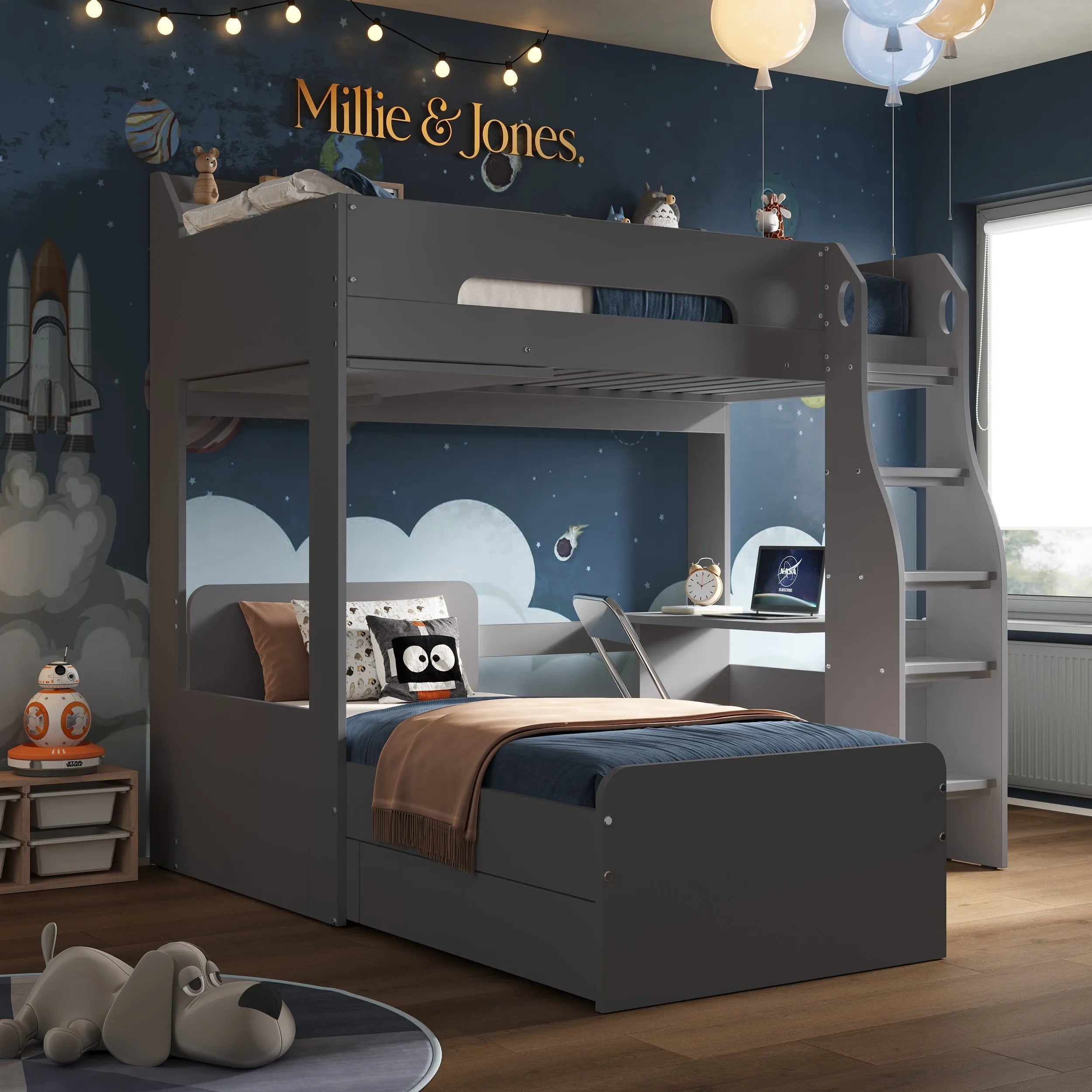 Bunk Best Rated King Mattress Galaxy L Shaped Bunk Bed – Millie Jones