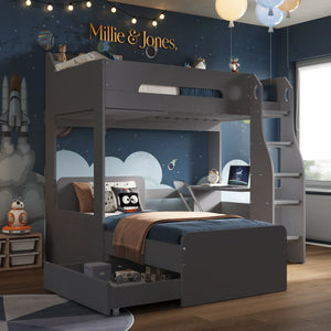 Galaxy L Shaped Bunk Bed – Millie Jones - Main Image