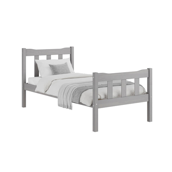 Winchester Solid Grey Bed