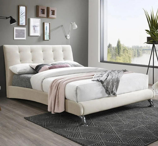 Hemlock Warmstone Fabric Bed
