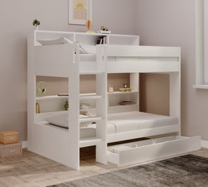 Henley Storage Bunk Bed with Shelves