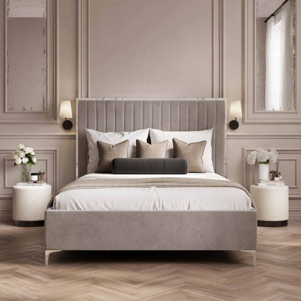 Hertford Velvet Bed