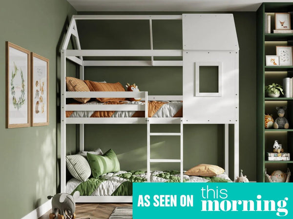 Hideaway White Wooden Bunk Bed
