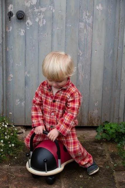 Child with the Wheelybug Ladybird