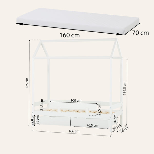 HoppeKids Shorty Housebed