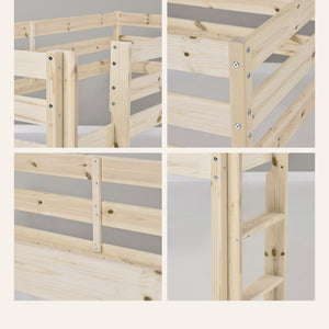 HoppeKids Shorty Midsleeper in White or Natural