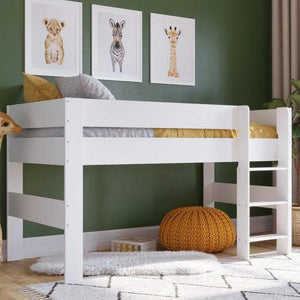 Horizon Mid Sleeper with Desk & Drawers