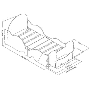 Horse and Carriage Toddler Bed