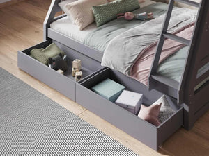 Hugo Triple Bunk Bed with Drawers