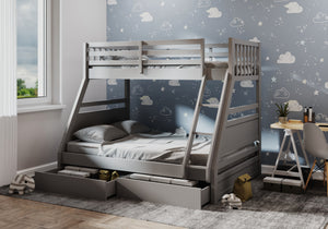 Hugo Triple Bunk Bed with Drawers