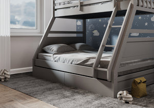 Hugo Triple Bunk Bed with Drawers