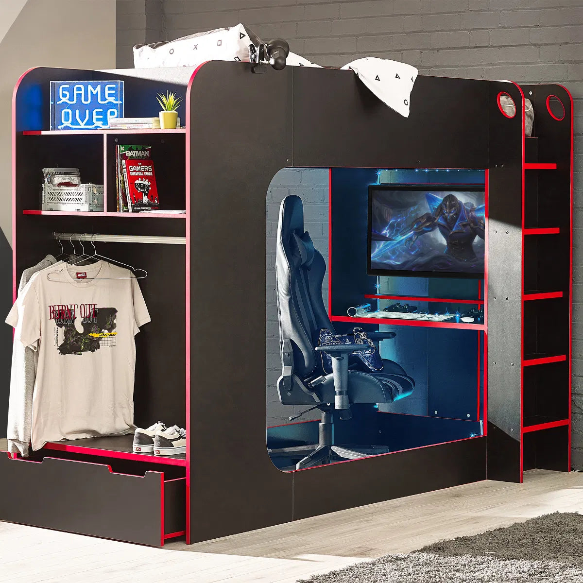 Surge Gaming Bunk Bed - Hover