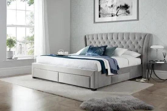 Isaac Velvet Divan Bed
