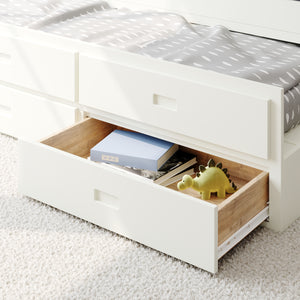 Ivy Guest Bed with Trundle & Drawers