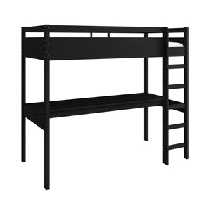 Jax Solid Pine Gaming High Sleeper with Full-Width Desk