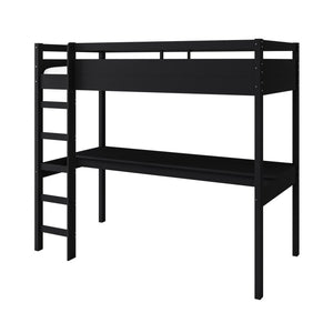 Jax Solid Pine Gaming High Sleeper with Full-Width Desk