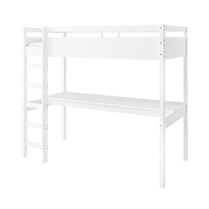 Jax Solid Pine Gaming High Sleeper with Full-Width Desk