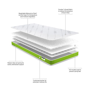 Jay-Be Anti‑Allergy Foam Free Sprung Toddler Mattress