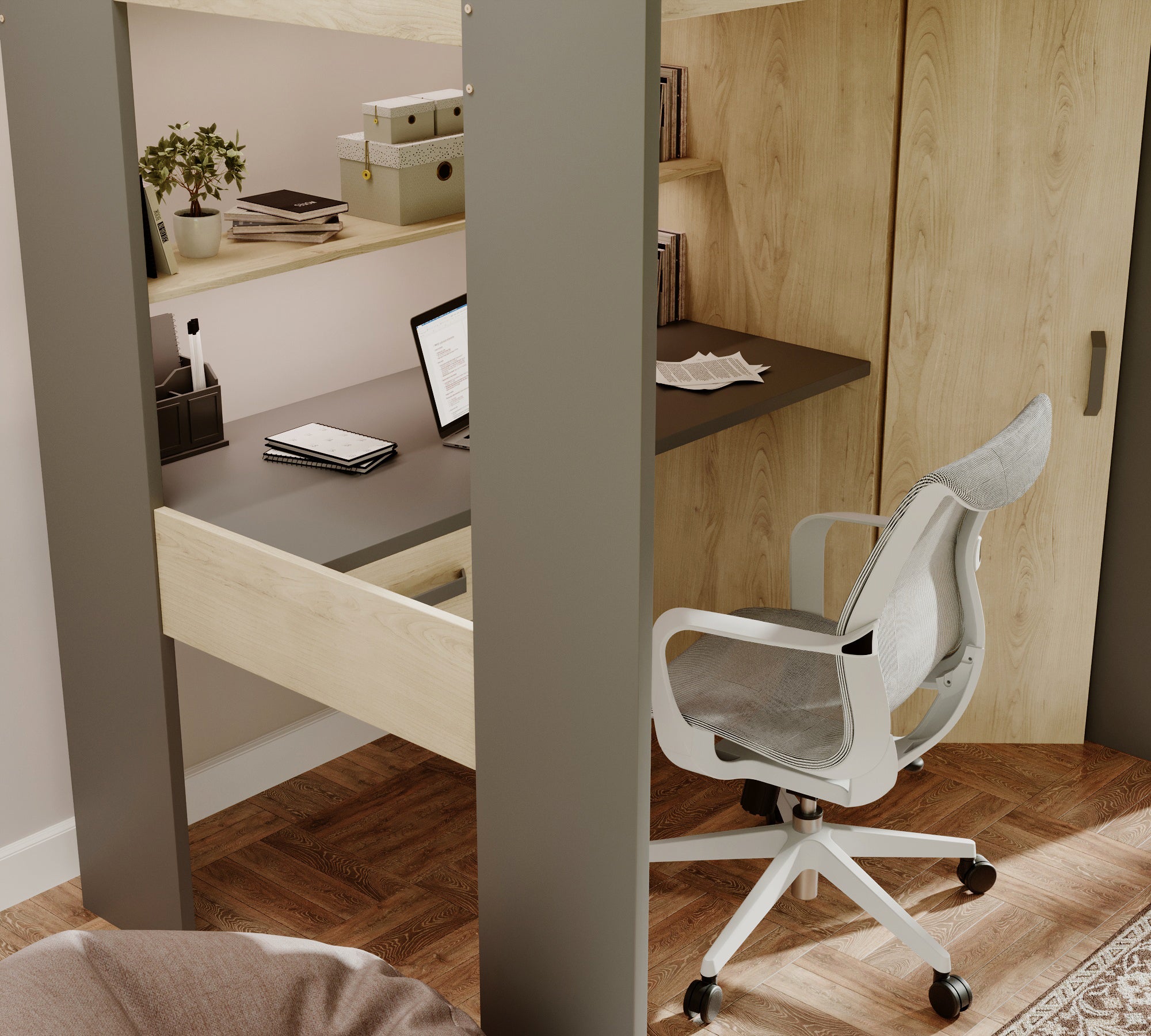 kensington-high-sleeper-with-desk-wardrobe
