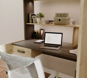 Kensington High Sleeper with Desk & Wardrobe