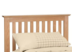 Keswick Oak Shaker Bed