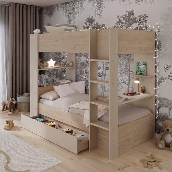 Kingston Oak Cashmere Bunk Bed