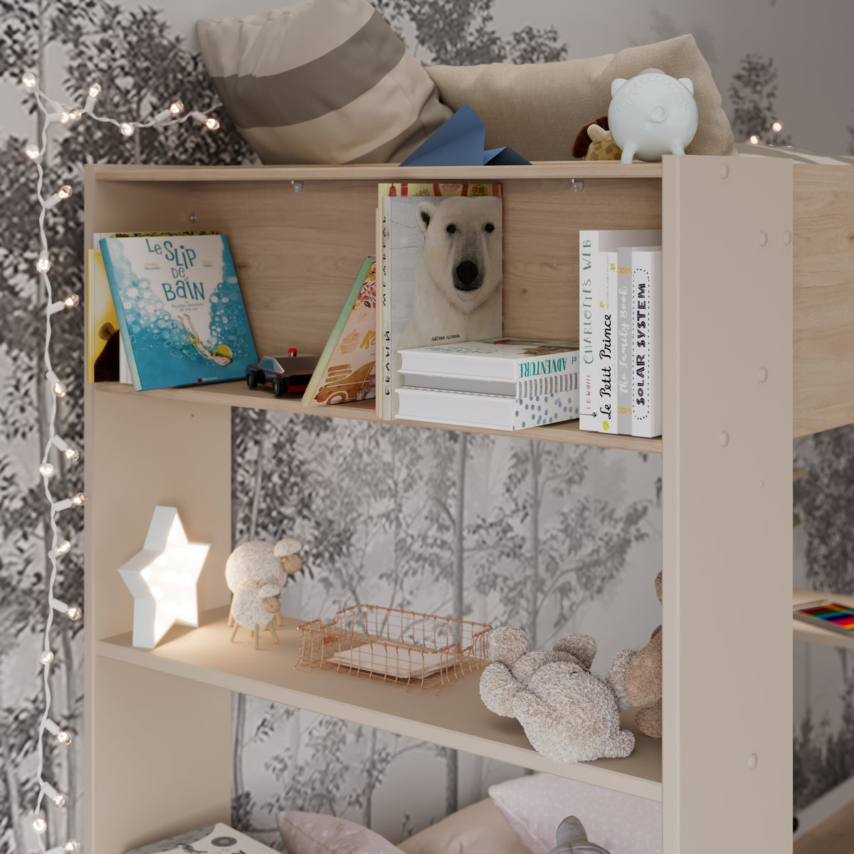 Kingston Oak Cashmere Bunk Bed