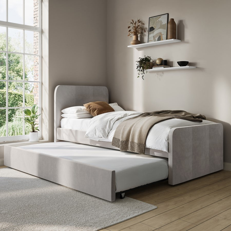 daisy-velvet-single-trundle-bed