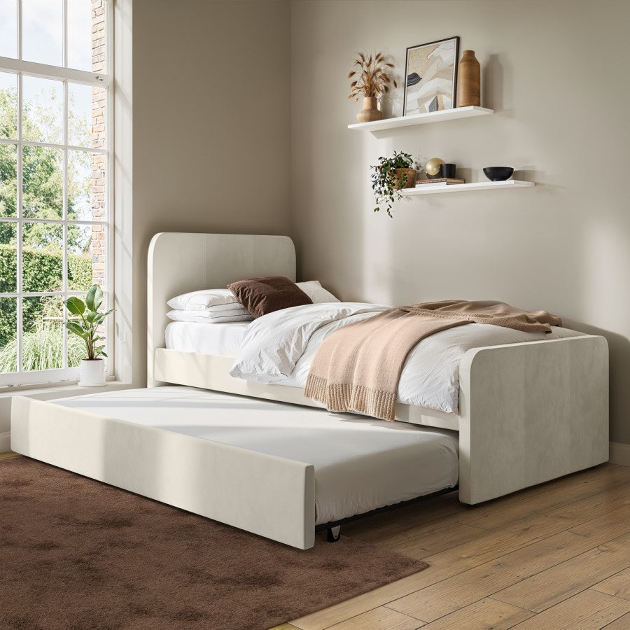 daisy-velvet-single-trundle-bed