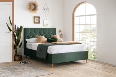 Loxley Green Ottoman Bed