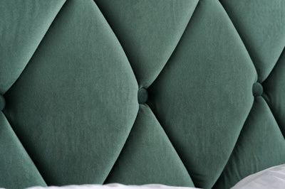 Loxley Green Ottoman Bed