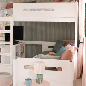 Little Folks Edit Loft Bed with Daybed & Storage