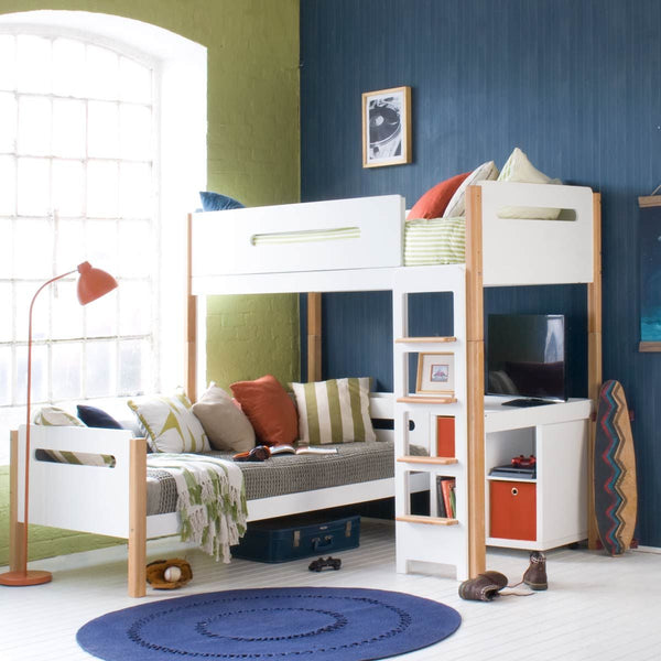Little Folks Edit Loft Bed with Daybed & Storage
