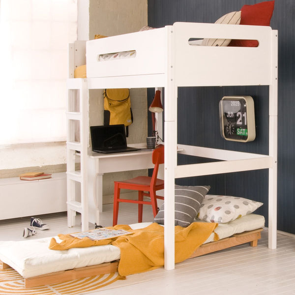 Little Folks Edit Loft Bed with Desk and Futon Chairbed