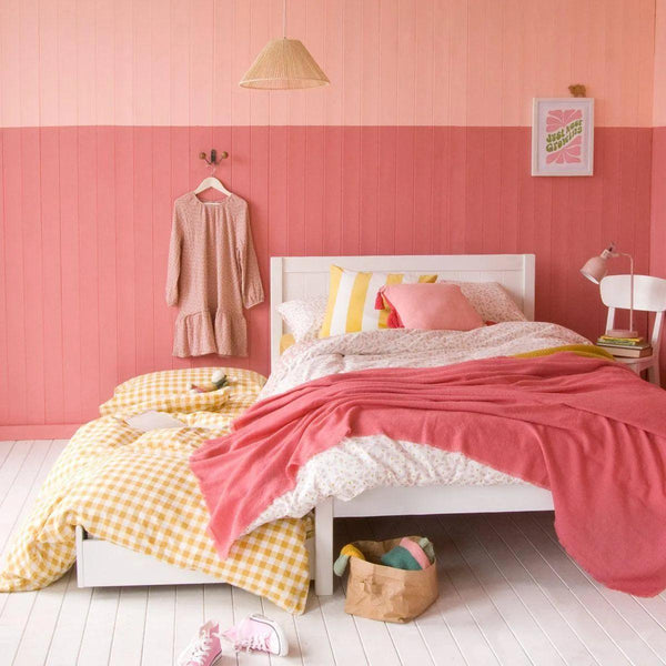 Little Folks Furniture Classic Small Double Bed with Sleepover Trundle