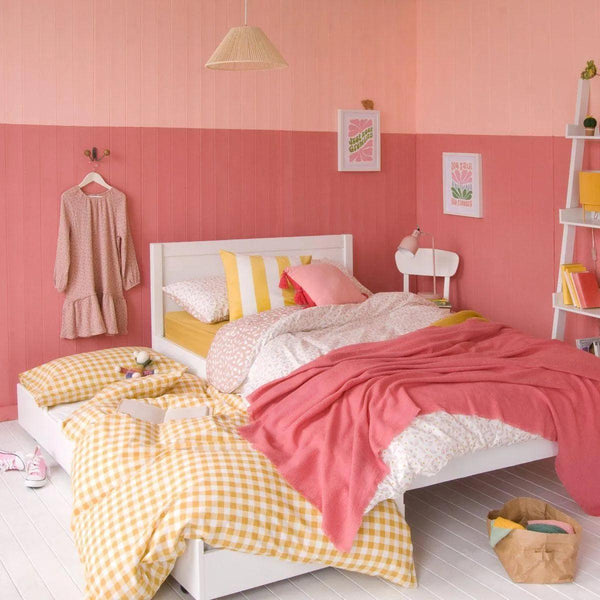 Little Folks Furniture Classic Small Double Bed with Sleepover Trundle