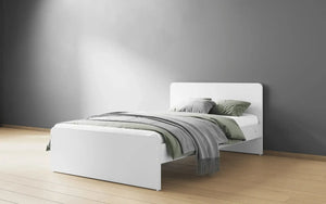 Logan Small Double White Bed