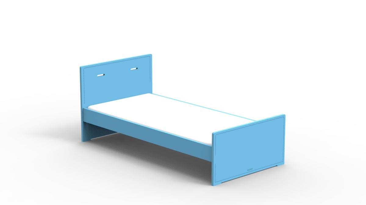 Mathy by Bols Madaket Bed in Azur Blue