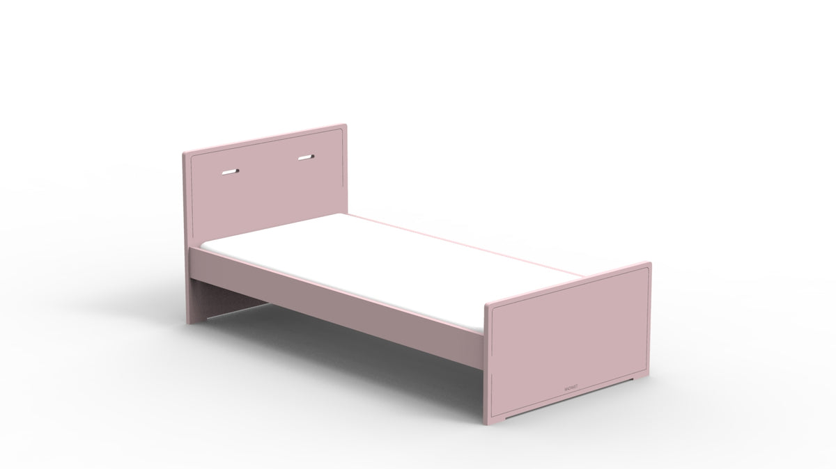 Mathy by Bols Madaket Bed in Winter Pink