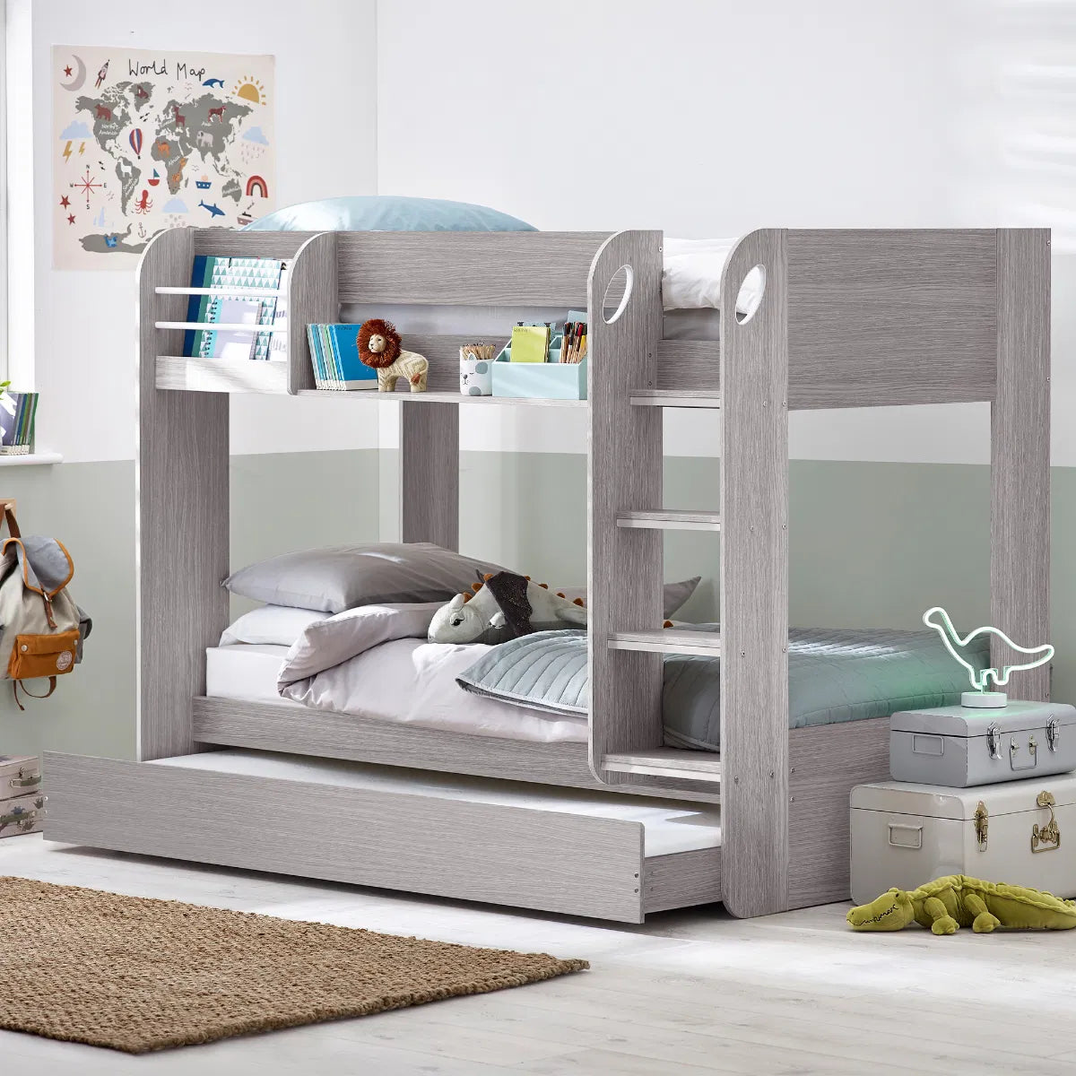 Aurora Bunk Bed & Trundle