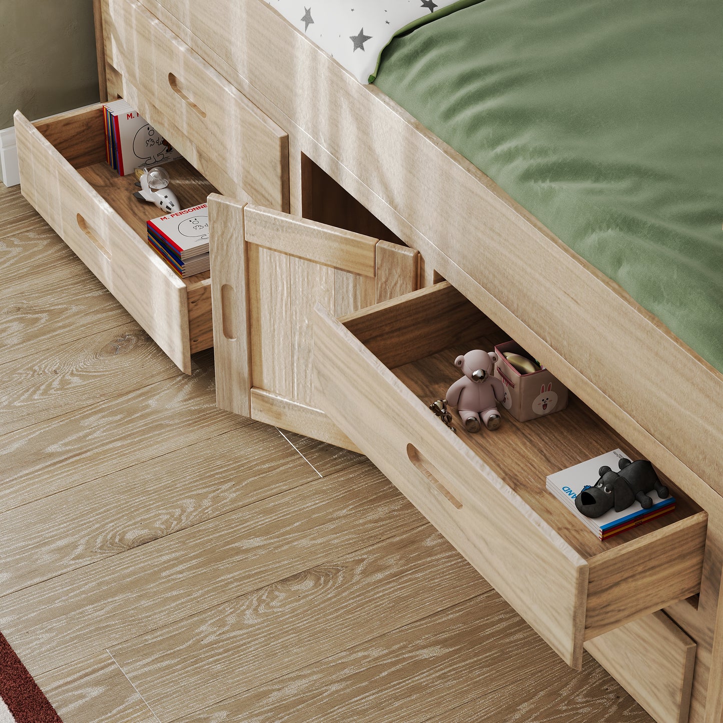 Emily Single Storage Cabin Bed