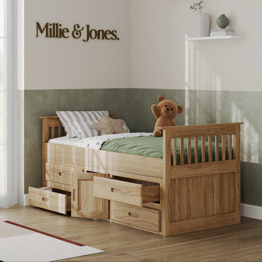 Emily Single Storage Cabin Bed