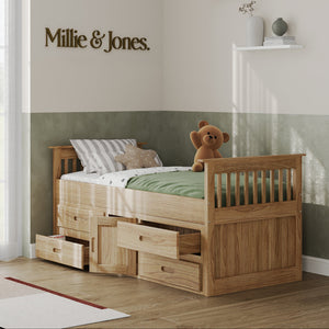 Emily Single Storage Cabin Bed