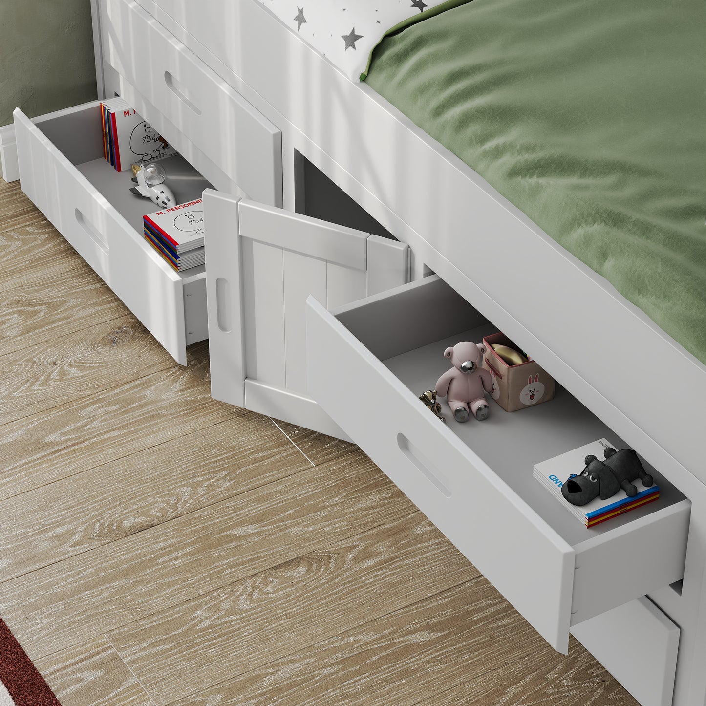 Emily Single Storage Cabin Bed
