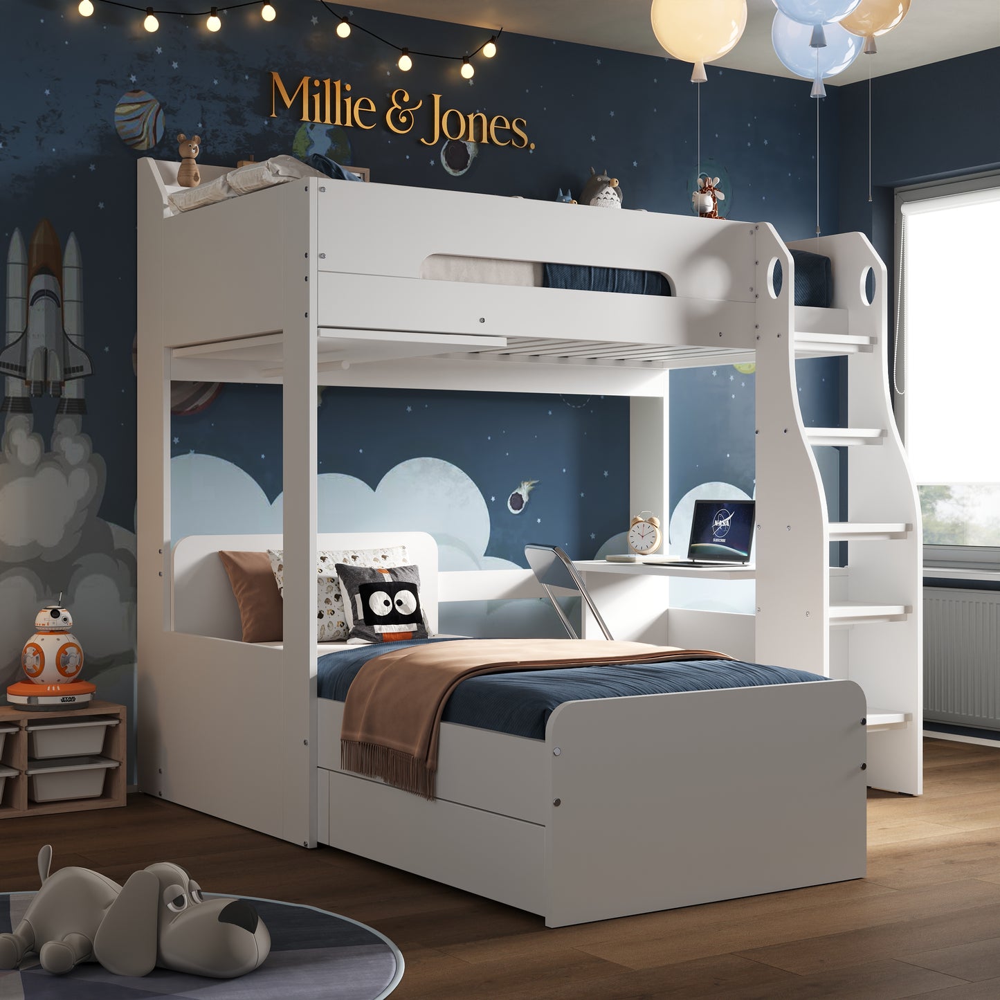 Galaxy L Shaped Bunk Bed