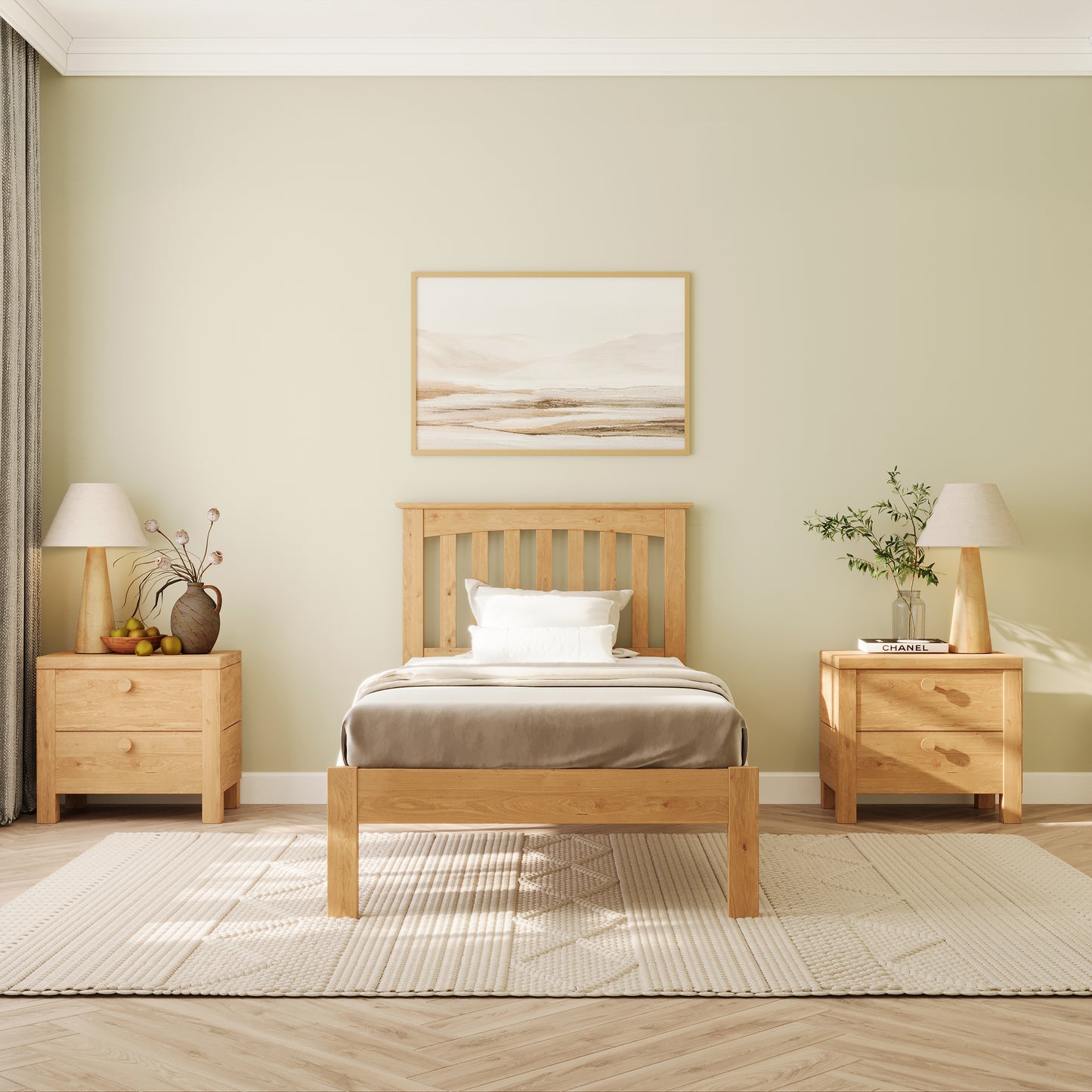 Henley Solid Oak Bed