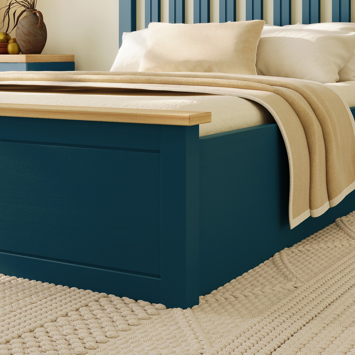 Solis Ottoman Double Bed